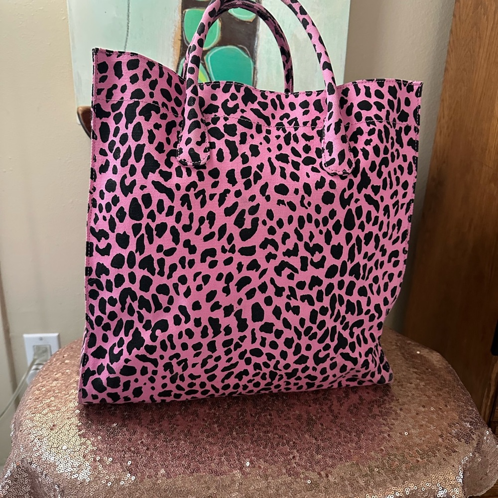 BLUGIRL Pink Leopard Print Tote Bag - Picture 3 of 9